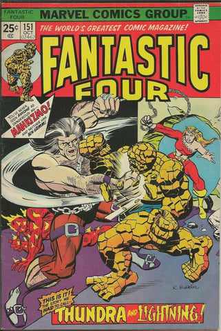 Fantastic Four #151 ORIGINAL Vintage 1974 Marvel Comics 