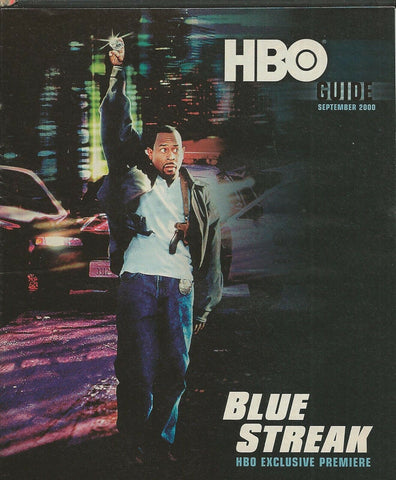 ORIGINAL Vintage Sep 2000 HBO Guide Magazine Blue Streak Three Kings