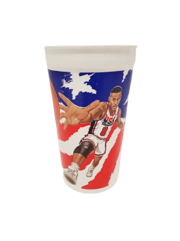 ORIGINAL Vintage 1994 McDonald's Dream Team II Steve Smith Plastic Cup