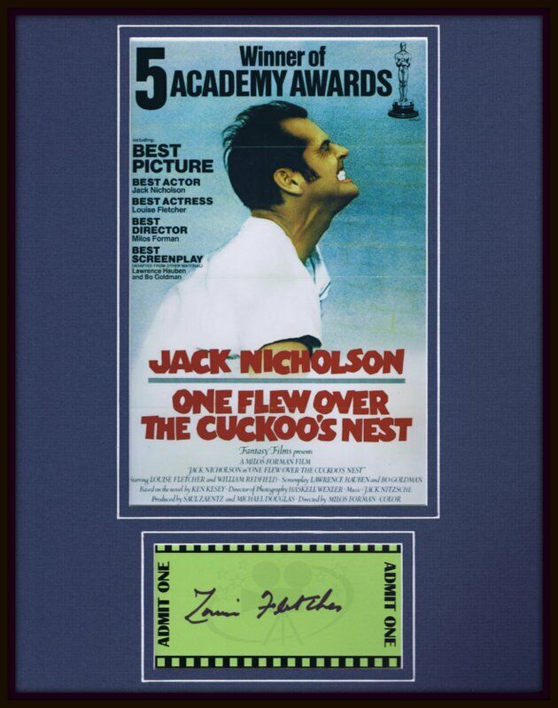 Louise Fletcher Signed Framed 11x14 One Flew Over Cuckoo's Nest Poster Display