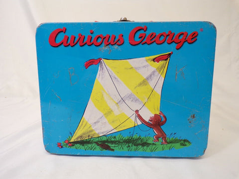 ORIGINAL Vintage 1997 Schylling Curious George Metal Lunch Box