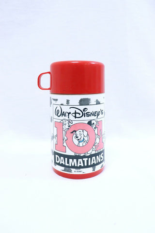 ORIGINAL Vintage Aladdin Disney 101 Dalmatians Plastic Thermos for Lunch Box