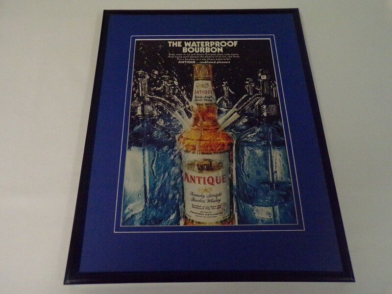 1968 Antique Kentucky Bourbon Framed 11x14 ORIGINAL Advertisement