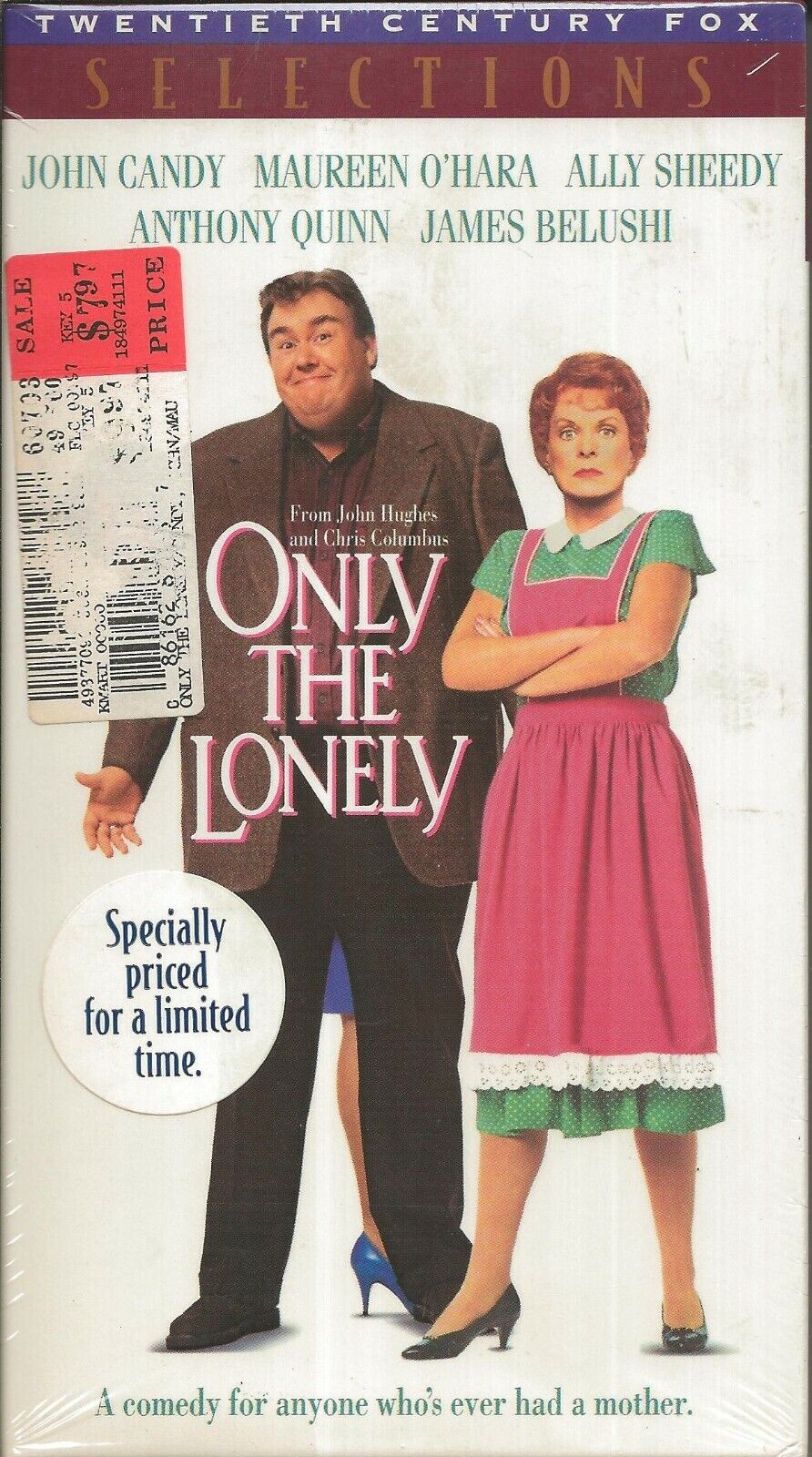 Only the Lonely VINTAGE VHS Cassette John Candy Maureen O'Hara