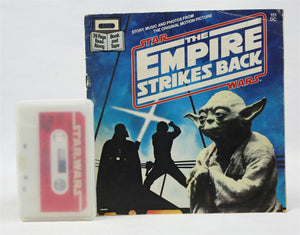 VINTAGE 1983 Star Wars Empire Strikes Back Book and Tape