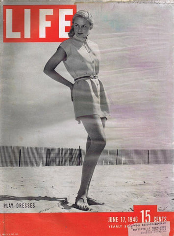 ORIGINAL Vintage Life Magazine June 17 1946 Play Dresses