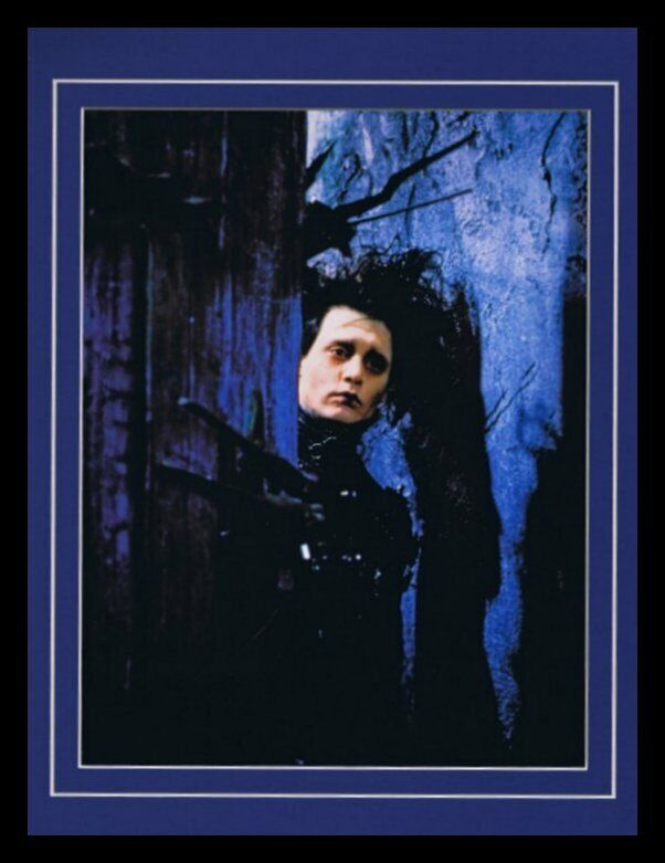 Edward Scissorhands Johnny Depp Framed 11x14 Photo Display  