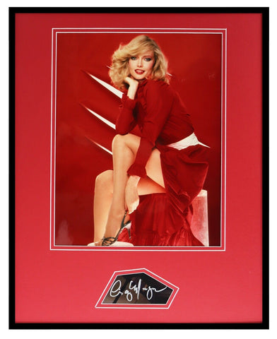 Cindy Morgan Signed Framed 16x20 Photo Display Caddyshack