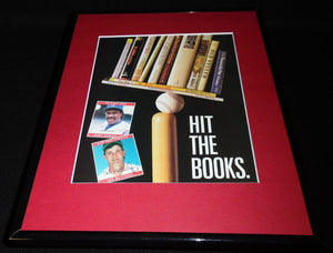 Don Mattingly & Andre Dawson Facsimile Signed Framed 1991 Advertising Display