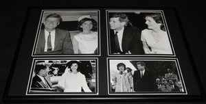 President John F Kennedy JFK & Jackie O Framed 12x18 Photo Collage 