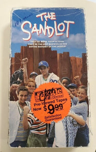 The Sandlot VINTAGE VHS Cassette w/ Giant Eagle Iggle Video Sticker