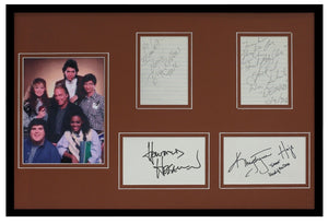 Head of the Class Cast Signed Framed 11x17 Photo Display w/ Howard Hesseman