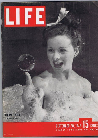 ORIGINAL Vintage September 30 1946 Life Magazine Jeanne Crain