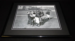 Babe Ruth Carried Off Field 1931 Framed 11x14 Photo Display 