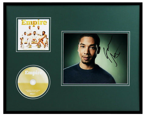 Jussie Smollett Signed Framed 16x20 Empire Soundtrack CD & Photo Display AW 