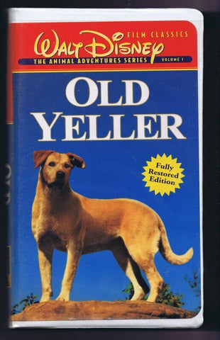 Old Yeller VINTAGE VHS Clamshell Tommy Kirk Dorothy McGuire