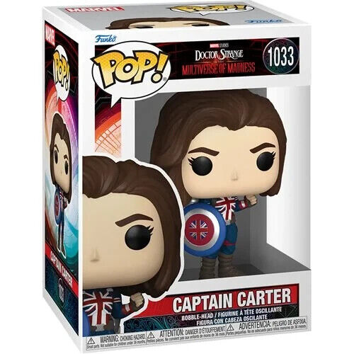 NEW SEALED 2022 Funko Pop Figure Doctor Strange Multiverse Madness Capt Carter