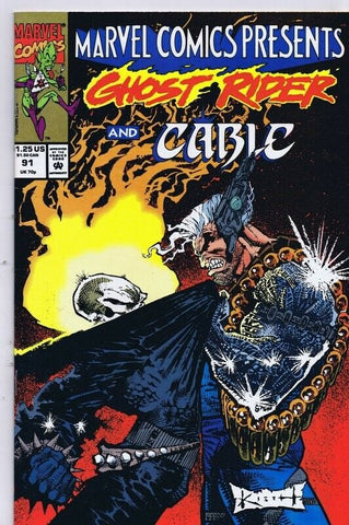 Marvel Comics Presents #91 ORIGINAL Vintage 1991 Marvel Comics Ghost Rider Cable