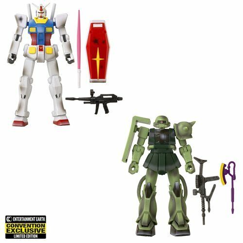 NEW SEALED 2021 Gundam Infinity RX-78-02 vs. MS-06 Zaku II Action Figure Set