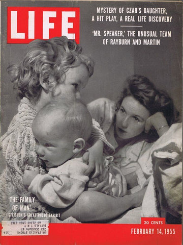 ORIGINAL Vintage February 14 1955 Life Magazine The Family of Man