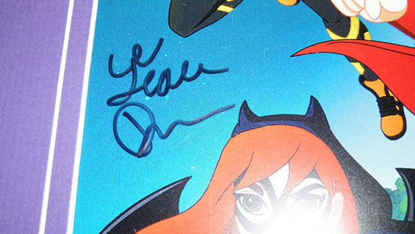 DC Superhero Girls Cast Signed Framed 16x20 Poster Display 2017 SDCC B