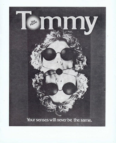 The Who Tommy 1975 ORIGINAL Vintage 9x12 Industry Ad 