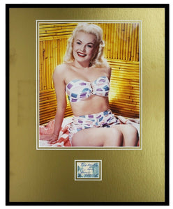 June Haver Signed Framed 16x20 Photo Display JSA 