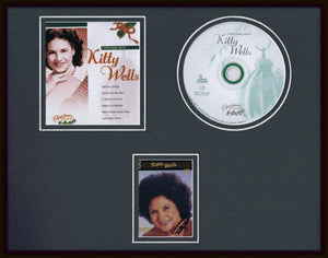 Kitty Wells Signed Framed 11x14 Christmas CD & Photo Display