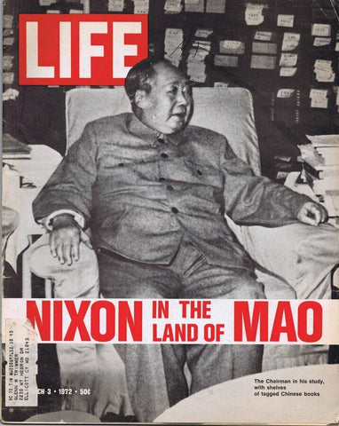 ORIGINAL Vintage Life Magazine March 3 1972 Richard Nixon in the Land of Mao