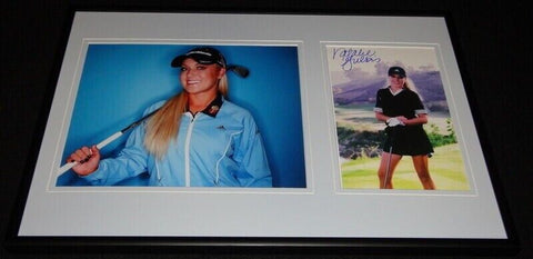 Natalie Gulbis Signed Framed 12x18 Photo Set