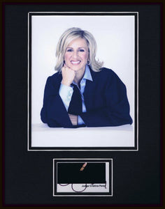 Judge Cristina Perez Signed Framed 11x14 Photo Display 