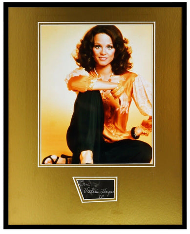 Valerie Harper Signed Framed 16x20 Photo Display JSA Rhoda Valerie's Family