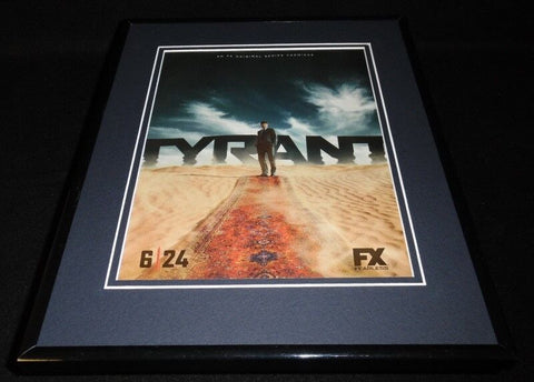 Tyrant 2014 FX Framed 11x14 ORIGINAL Advertisement Moran Atias Adam Rayner