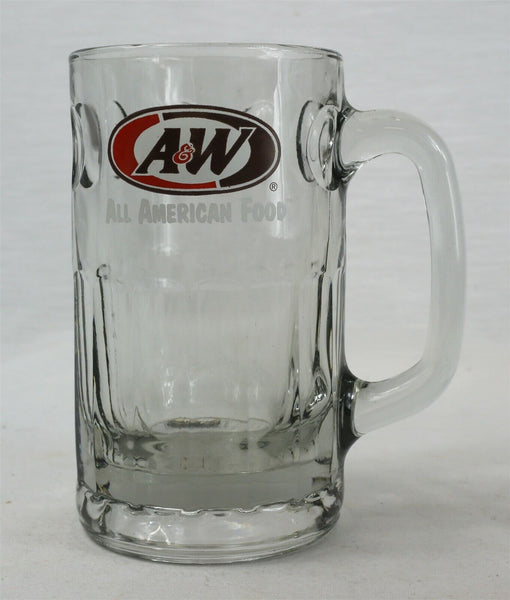 VINTAGE A&W Root Beer Heavy Thick Glass Mug