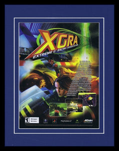 XGRA Extreme G Racing 2003 Xbox PS2 Framed 11x14 ORIGINAL Advertisement 