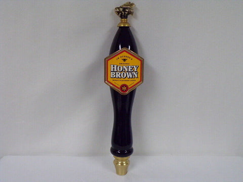 ORIGINAL Vintage JW Dundee Honey Brown Beer Tap Handle with Bee on top