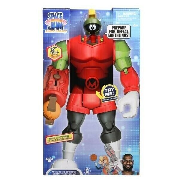 NEW 2021 Space Jam New Legacy Marvin the Martian Ultimate 12" Action Figure