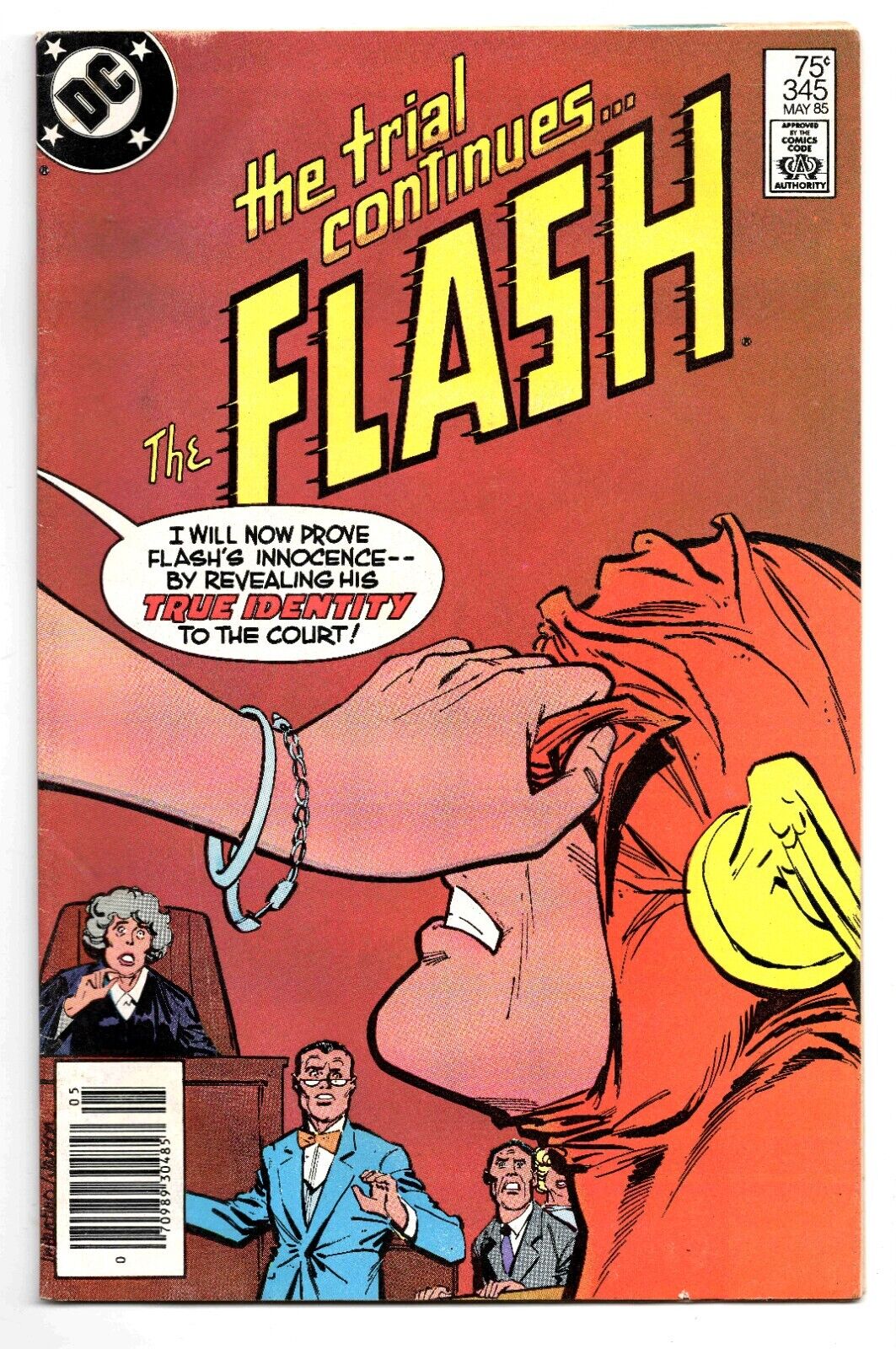 Flash #345 VINTAGE 1985 DC Comics