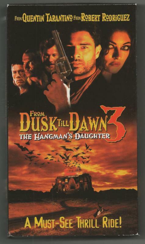 From Dusk TIll Dawn 3 VINTAGE VHS Cassette Robert Rodriguez Quentin Tarantino