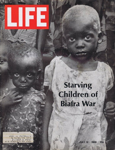 ORIGINAL Vintage Life Magazine July 12 1968 Biafra War