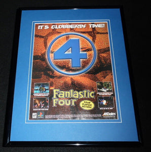 Fantastic Four 1997 Playstation 11x14 Framed ORIGINAL Advertisement