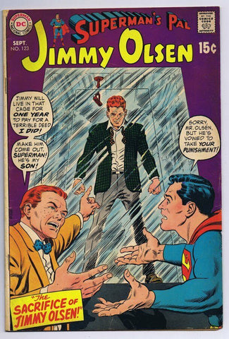 Superman's Pal Jimmy Olsen #123 ORIGINAL Vintage 1969 Comics  