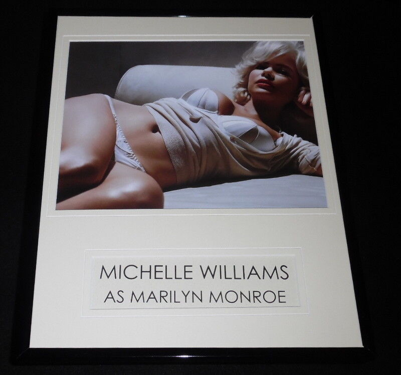 Michelle Williams as Marilyn Monroe Framed 11x14 Photo Display