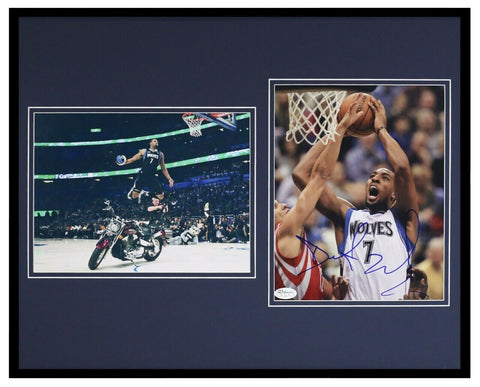 Derrick Williams Signed Framed 16x20 Dunk Photo Set JSA Timberwolves Arizona