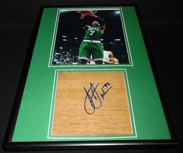 Jared Sullinger Signed Framed Floorboard & Photo Display Celtics Ohio State C