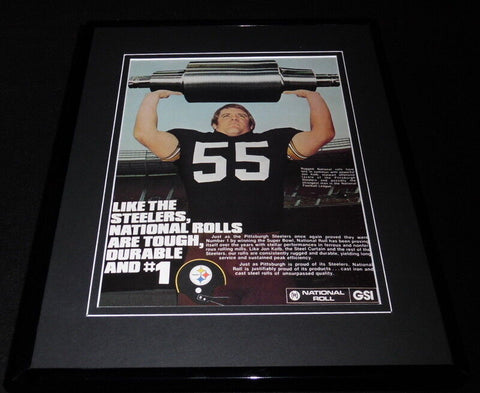 Jon Kolb 1979 National Roll Framed 11x14 ORIGINAL Vintage Advertisement Steelers