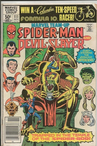 Marvel Team-Up #111 ORIGINAL Vintage 1981 Marvel Comics Spiderman Devil Slayer