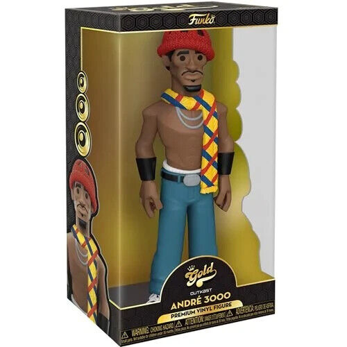 NEW SEALED 2021 Funko GOLD Outkast Andre 3000 12" Action Figure Statue