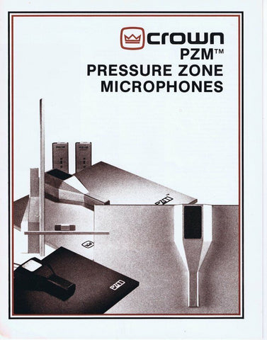 ORIGINAL Vintage 1980 Pressure Zone Microphones Catalog & Newsletter