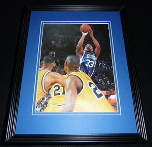 Grant Hill 1993 Framed 11x14 Photo Display Duke vs Michigan